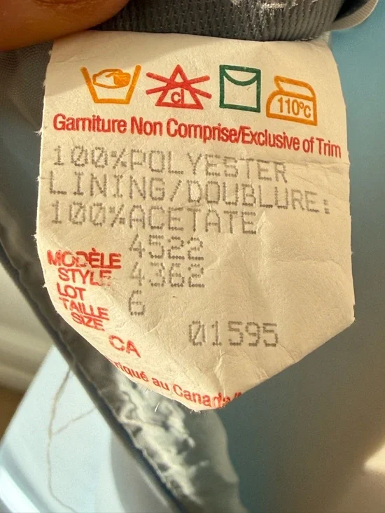 Vintage 90s Fairweather Strapless Blue Gown | Cinderella Bridesmaid Prom Dress - Picture 12 of 13